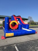 180° Inflatable Obstacle Course & Slide