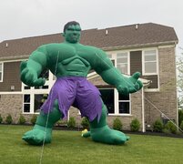 20 Ft. Giant Incredible HULK Superhero Inflatable