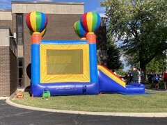Circus Bounce House & Slide Combo 