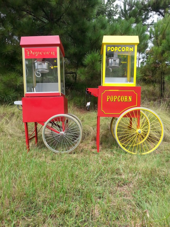 Popcorn Machine Cart - Piedmont Party Rentals