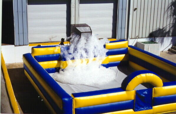 Inflatable Foam Pit with Foam Machine Foam Party Rentals Jump