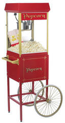 Popcorn Machine on Stand With 50 Servings