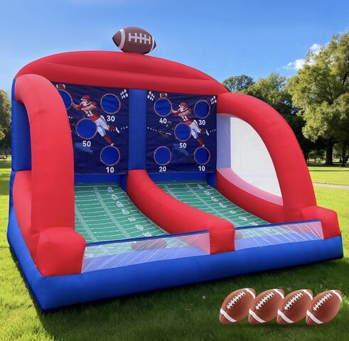 Inflatable Football Toss 