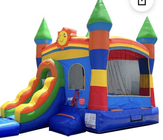 Smile Bounce House Dry with Slide