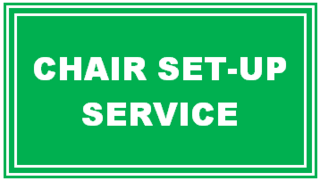 Chair Set-Up Service
