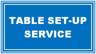 Table Set-Up Service