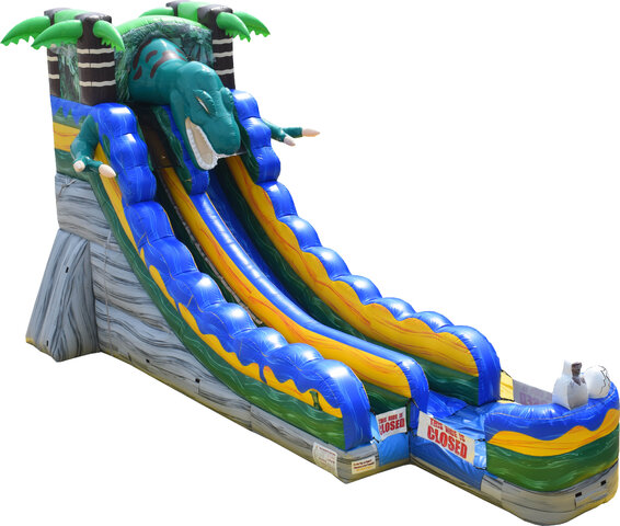 16ft Jurassic Waterslide 