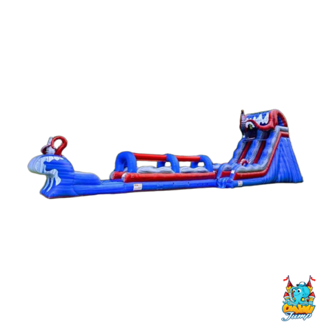 21ft Ocean Battle Waterslide w Slip N Slide