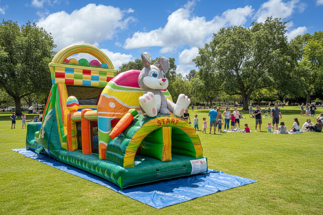 40ft Easter Spring Obstacle Course 
