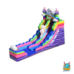 16ft Unicorn Waterslide W/ Splash Pad (Hot Online Special Normally 425)
