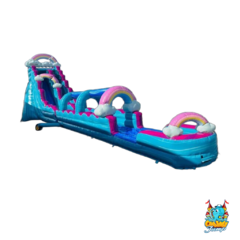21ft Imperfect Rainbow Slide w/ Slip n Slide 