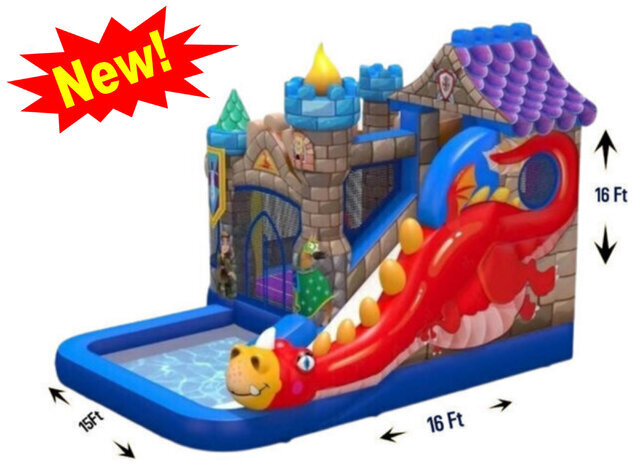 Enchanted Castle With Super Xl Pool