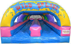Double Lane Wild Splash Slide 