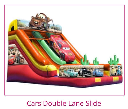Cars double lane dry slide 