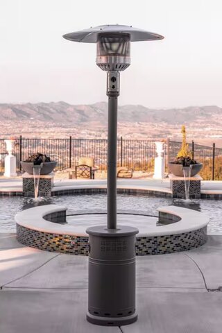 Large Patio Heater W/ Propane Tank