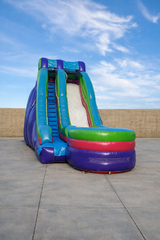 20 Ft Mega-Drop Waterslide Wet/Dry