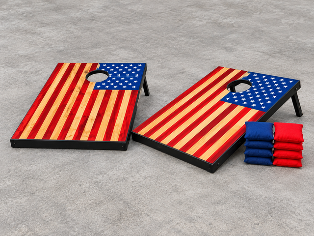 Stars and Stripes Cornhole