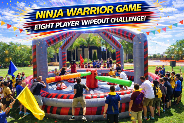 Inflatable Ninja Warrior Game