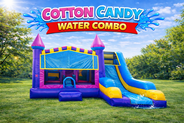 Cotton Candy Water Castle 