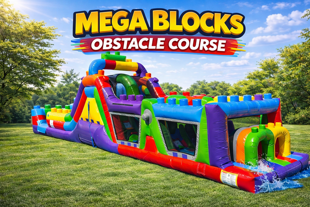 50” Ft Water Mega Block Obstacle