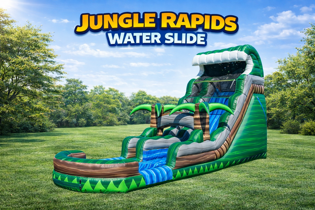 18ft Jungle Rapids Water Slide