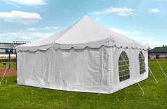 Enclosed Tent 20x20 White