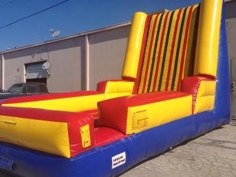Velcro Wall with 2 Suits From Jumpman – Jumpman Party Rental
