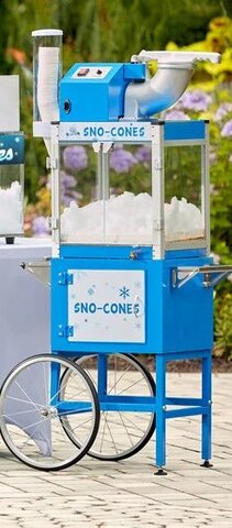 Sno Cone Machine with Cart