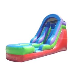 15’ Rainbow Inflatable Water slide