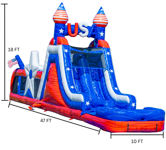 USA Obstacle Course Wet