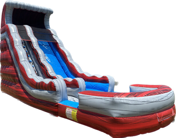 Red 20 Foot Water Slide