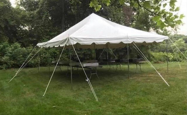 Tent, Tables and Chairs 