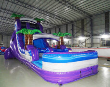 19ft Purple Crush Water Slide with POOL