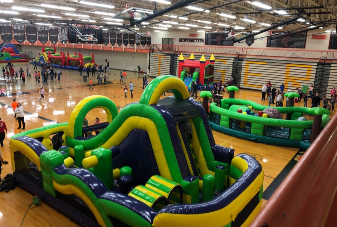 MN Vikings Bounce House with Slide Rental