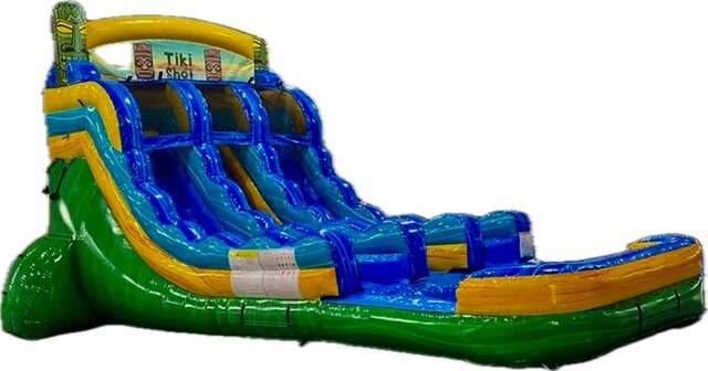 17 Ft. Tiki Shot Dual Lane Water Slide 