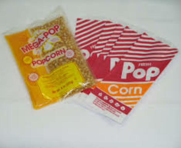 Popcorn Supplies and Bags 24 Servings