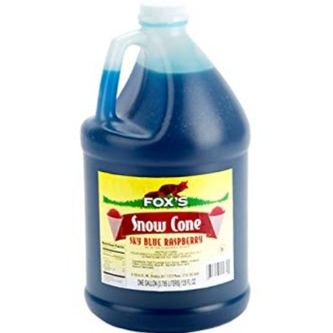 Snow Cone Syrup - Blue Raspberry - 100 Servings (BEST SELLER)