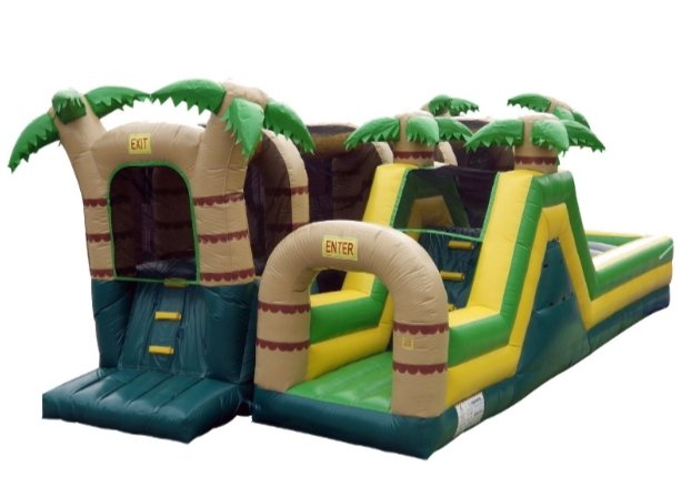 Hop N' Rock Tropical Obstacle Course