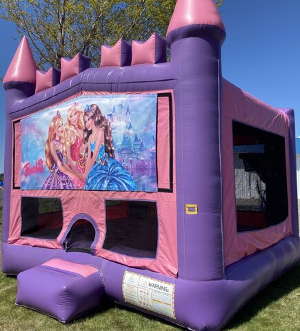 inflatable barbie house