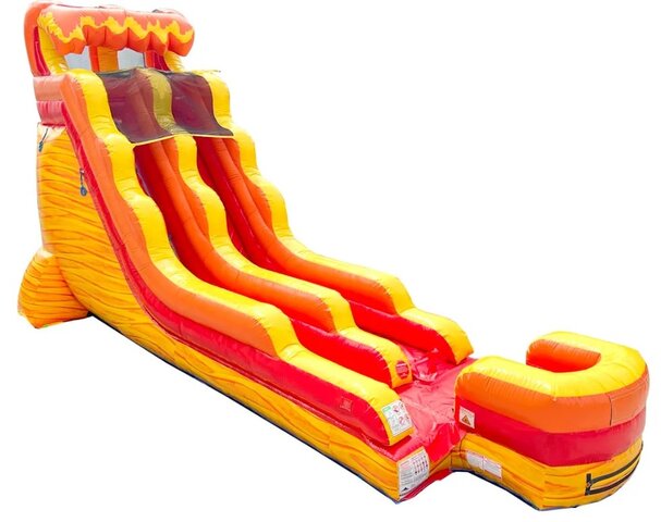 18ft Lava Wave Water Slide