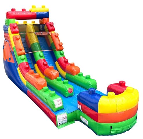 15ft Building Block Water Slide