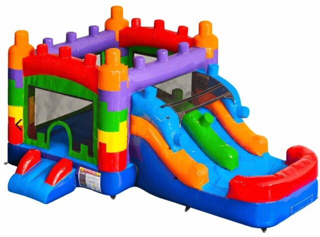 Mini Blocks Toddler Wet/Dry Bounce House