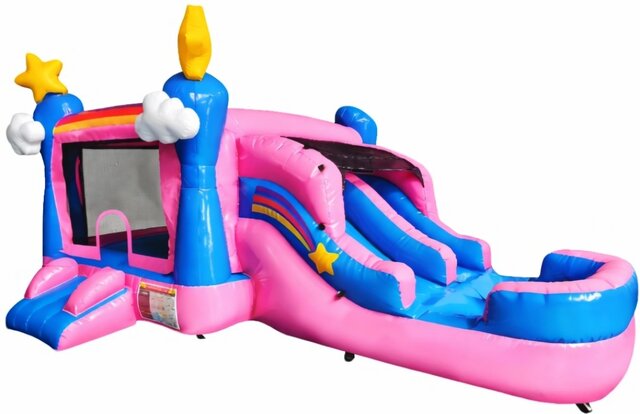 Mini Enchanted Toddler Wet/Dry Bounce House