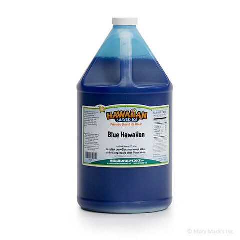 Snow Cone Syrup - Blue Hawaii - 100 Servings