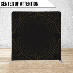 Center Of Attention Photo Booth Backdrop