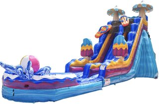 20ft Pool Party Water Slide