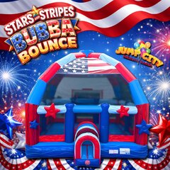 22ft X 22ft Stars and Stripes Bubba Bounce