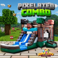 Pixelated Double Lane Wet or Dry Combo