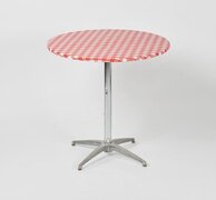 Cocktail Table Cover - Red Gingham
