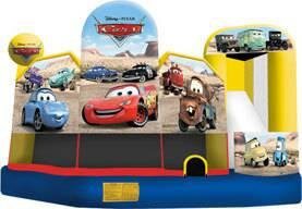 Cars 5 in 1 Bounce House with Slide